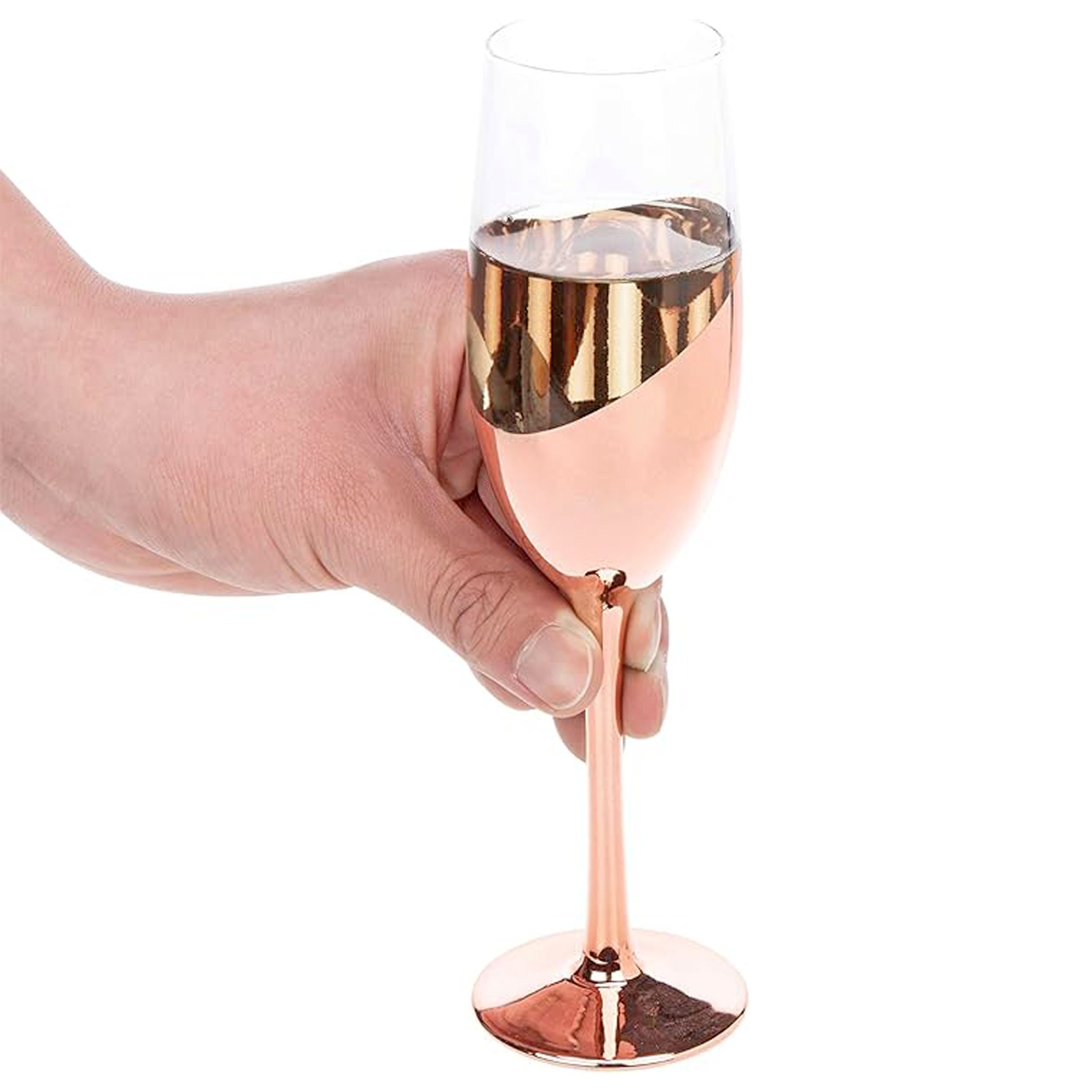 Set de 2 Copas Champagne Encobrizadas M84 - Imagen 8