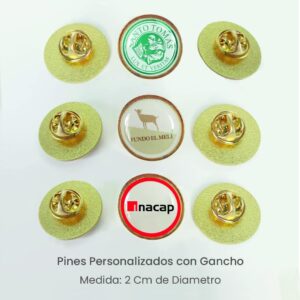 Pines Personalizados con Gancho AP-309