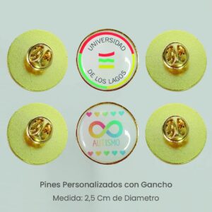 Pines Personalizados con Gancho AP-310