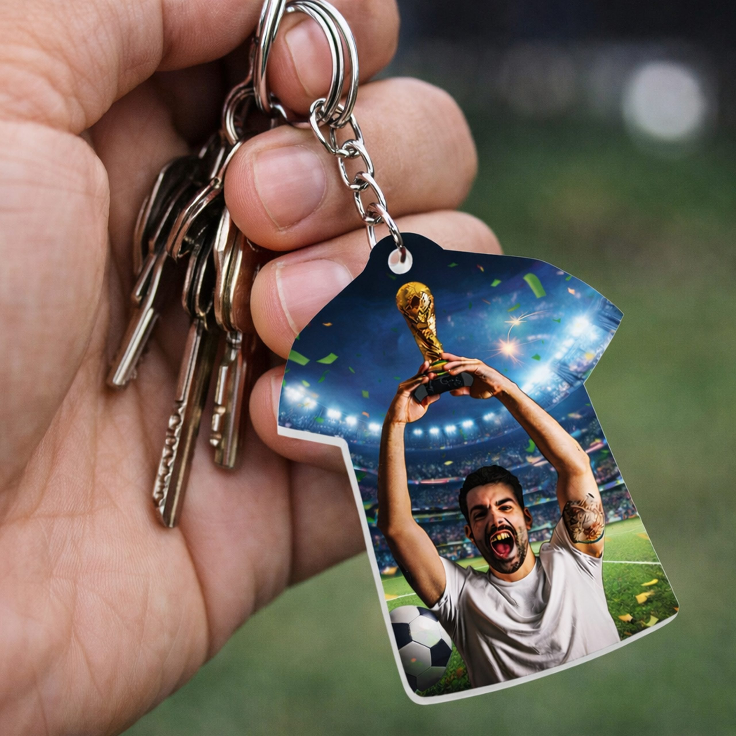 Llavero Acrílico Sublimable Camiseta NI20 - Imagen 2