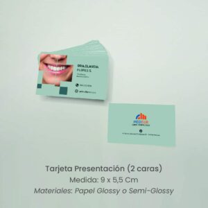 Tarjeta de Presentación (2 caras) PI-207