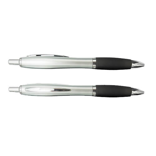 Bolígrafo Plástico Colores Plateado B12 - Imagen 4