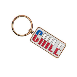 Llavero Metálico Encobrizado Chile K64