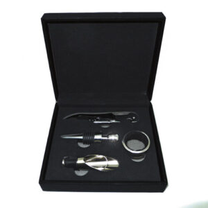 Set de Vino Símil Cuero W4