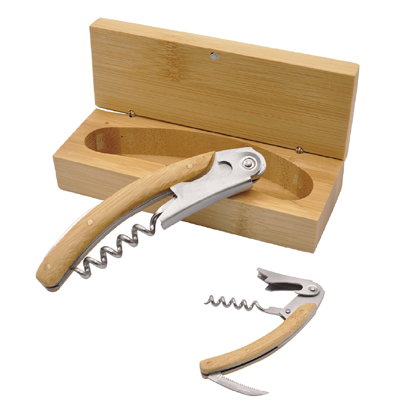 Descorchador Vino de Bamboo W8 - Imagen 2